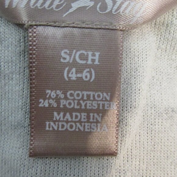 WHITE STAG WOMEN'S SIZE S (4-6) TOP VELOUR BLACK LEOPARD ANIMAL PRINT LS NWT - Picture 8 of 9